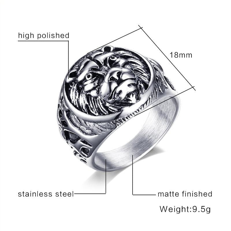 Lion Head Rings NovaLux