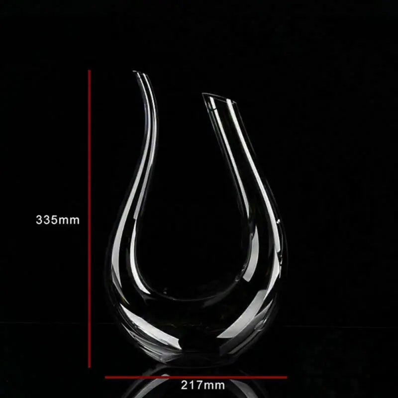 Crystal U-shaped 1500ml Wine Decanter NovaLux