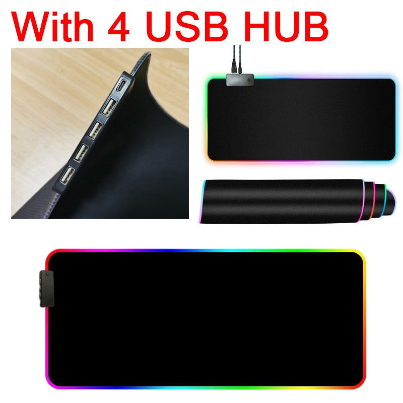 RGB Mouse Pad with Cable NovaLux