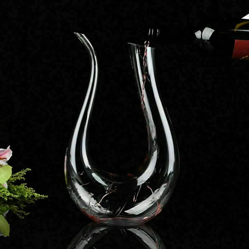 Crystal U-shaped 1500ml Wine Decanter NovaLux