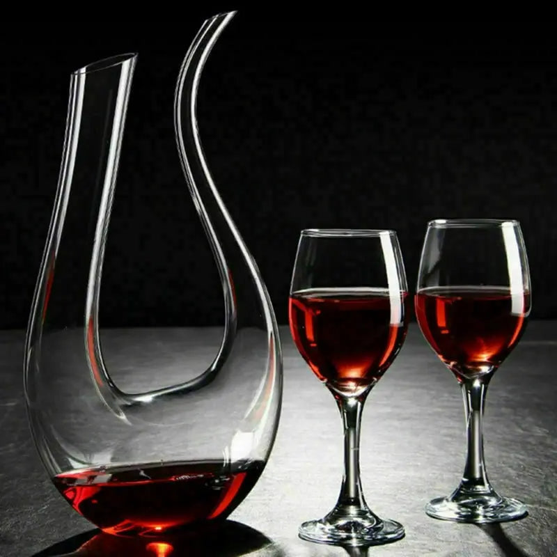 Crystal U-shaped 1500ml Wine Decanter NovaLux