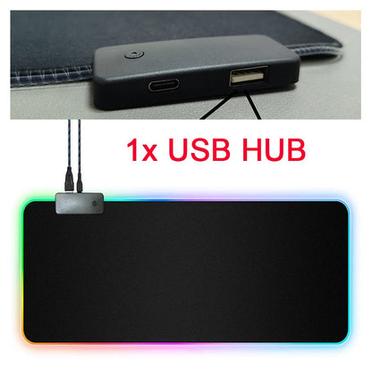 RGB Mouse Pad with Cable NovaLux